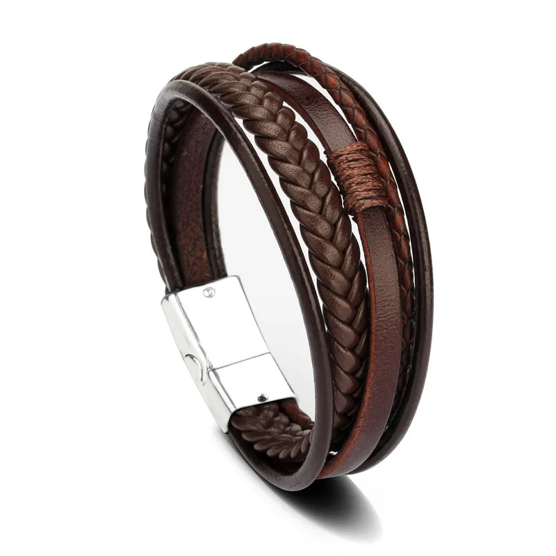 ERIK Multilayer Braided Rope Bracelet