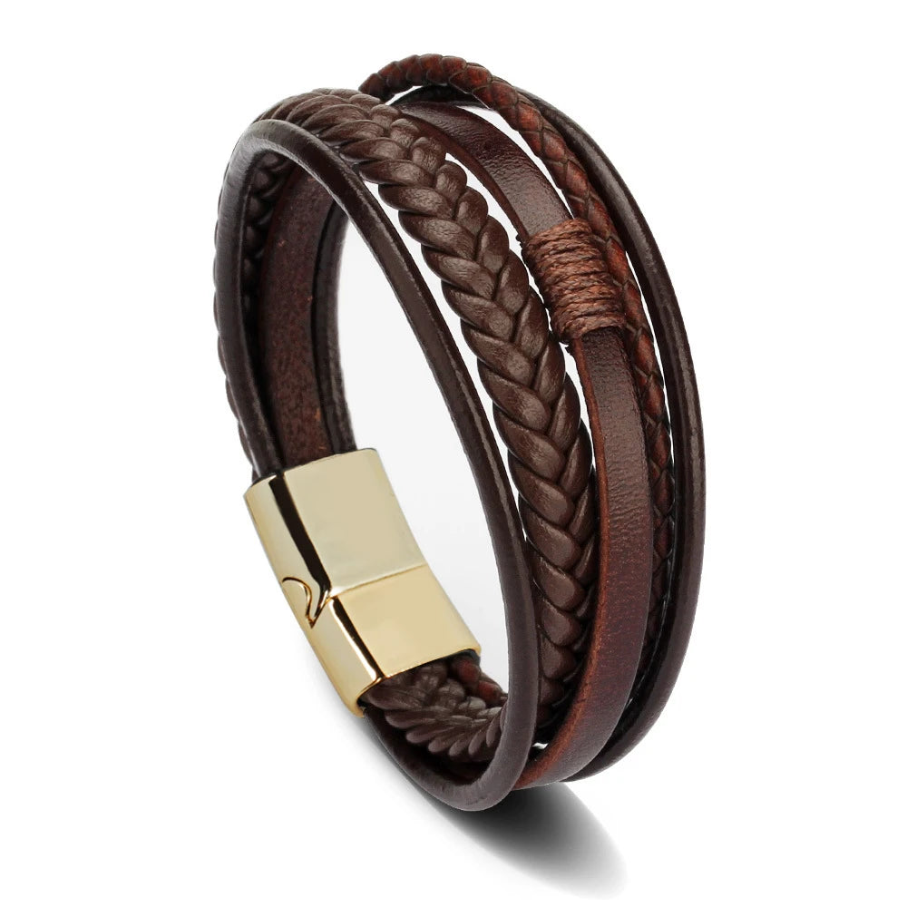 ERIK Multilayer Braided Rope Bracelet