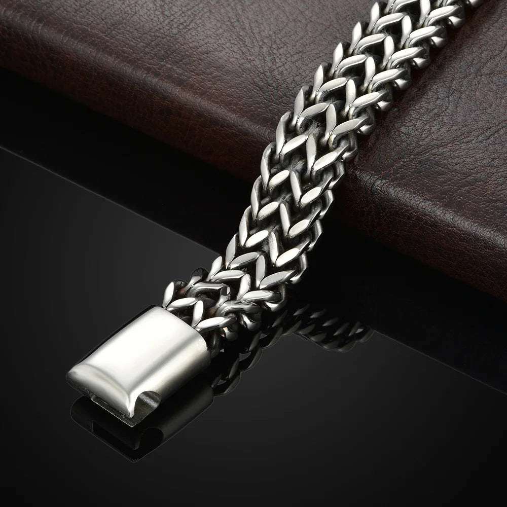 MAGNUS Braided Stainless Steel Bracelet