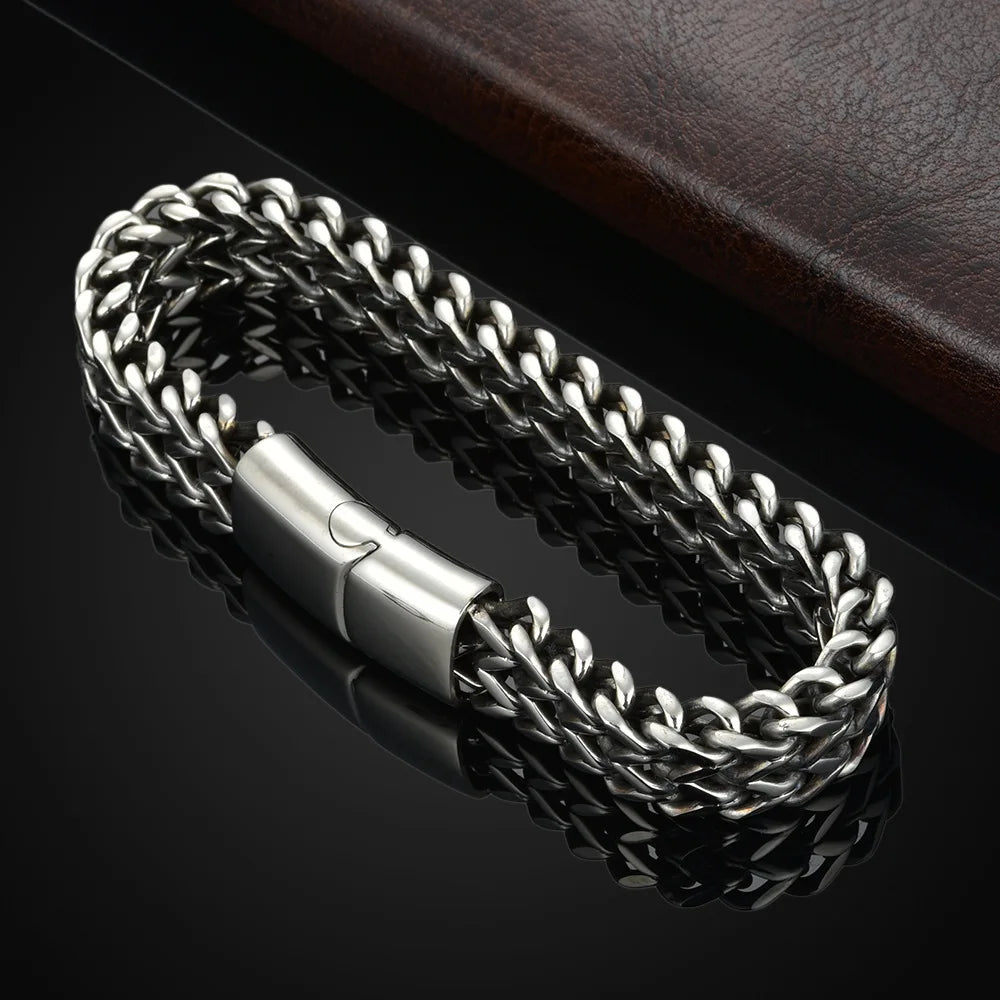 MAGNUS Braided Stainless Steel Bracelet